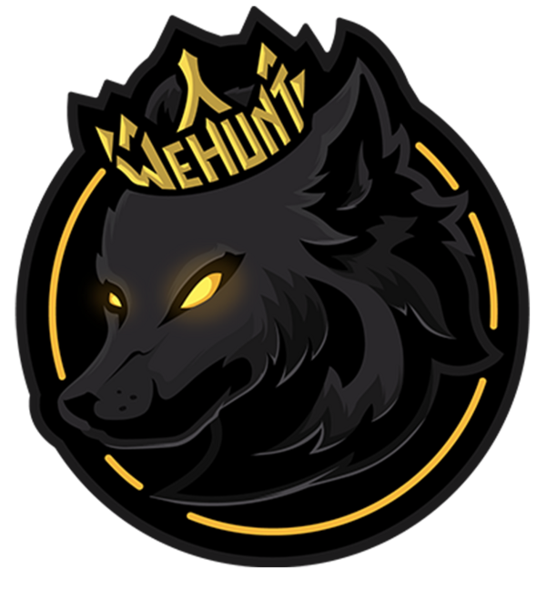 Kara Esport kurt logosu
